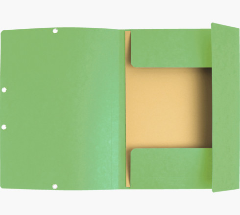 Fascikl klapna s gumicom chartreuse A4 Exacompta 55513E limeta zeleni