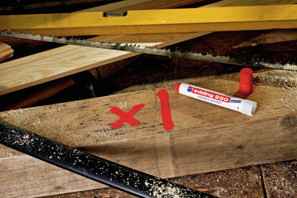 Marker industrijski painter permanentni 10 mm Edding 950 bijeli - Slika 9