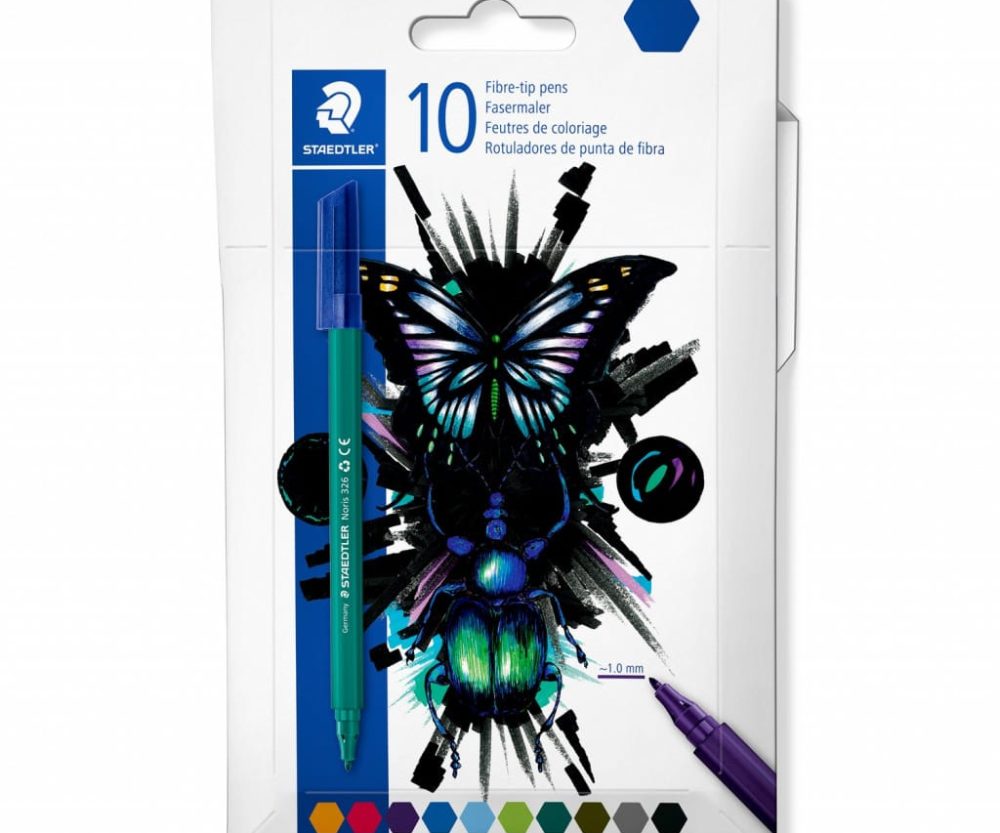 Flomaster školski  10boja Noris Cool&Cute Staedtler 326 C10 E1!!