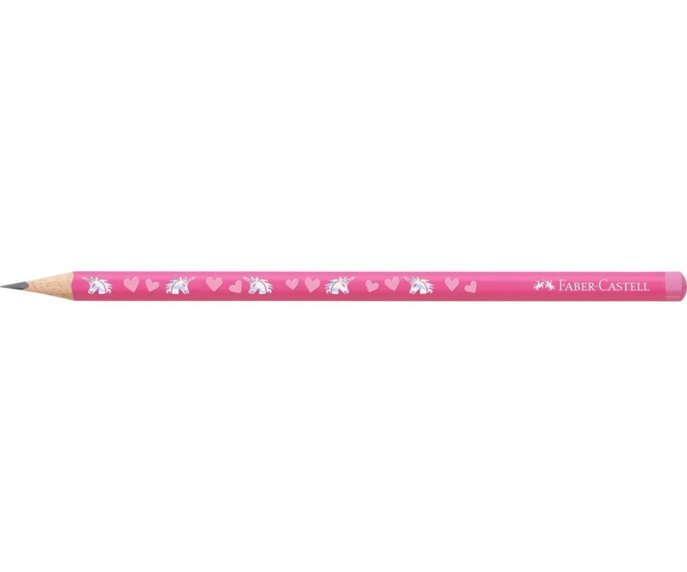 Alternative view of Olovka grafitna HB Unicorn Faber-Castell 111510 roza