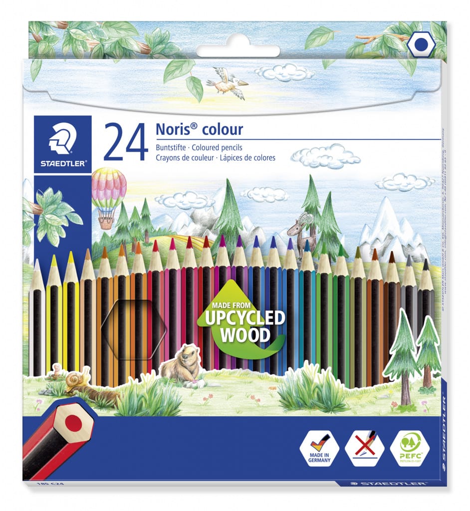 Boje drvene 24boje Noris colour Staedtler 185 C24 blister