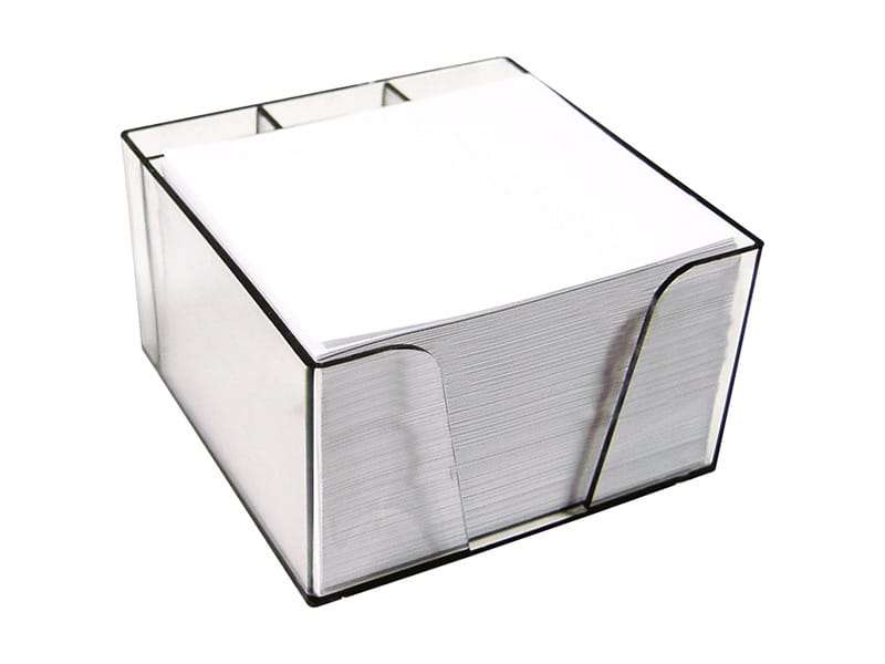 Blok kocka pvc 10x8,5x6cm s papirom bijelim Elisa