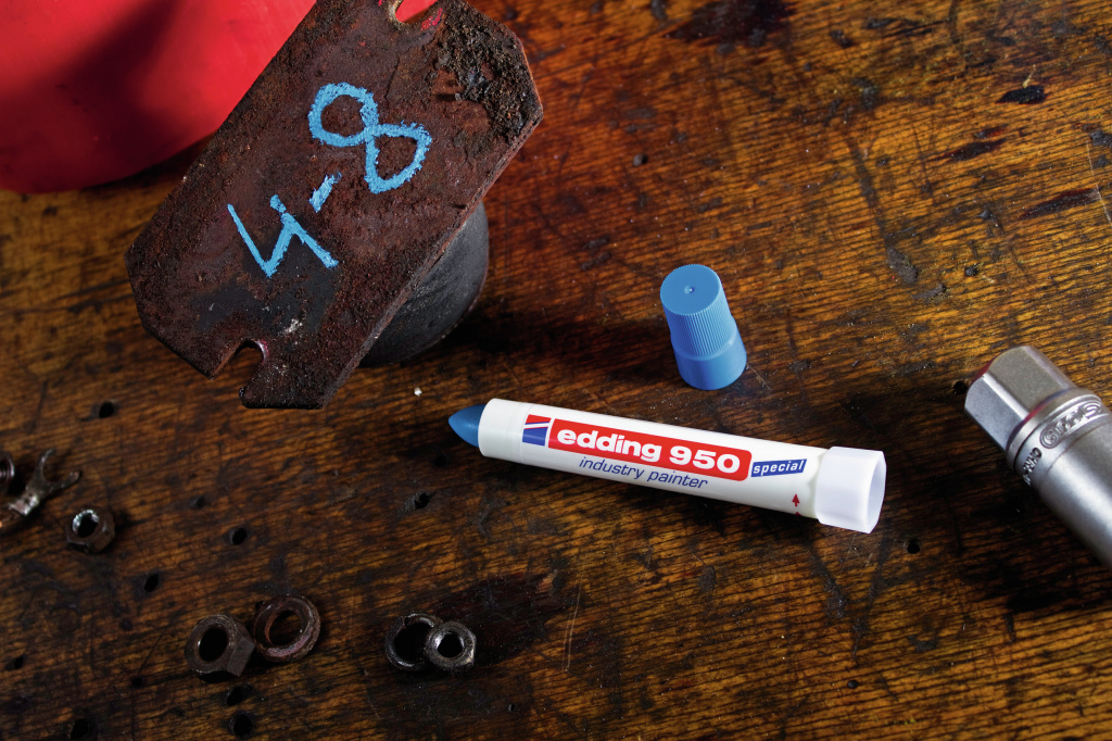 Marker industrijski painter permanentni 10 mm Edding 950 bijeli - Slika 12