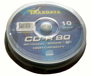 TRAXDATA OPTIČKI MEDIJ CD-R CAKE 10