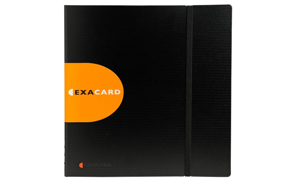 Album za vizitke 320 kartica s gumicom 25x26 cm Exactive Exacompta 75234E