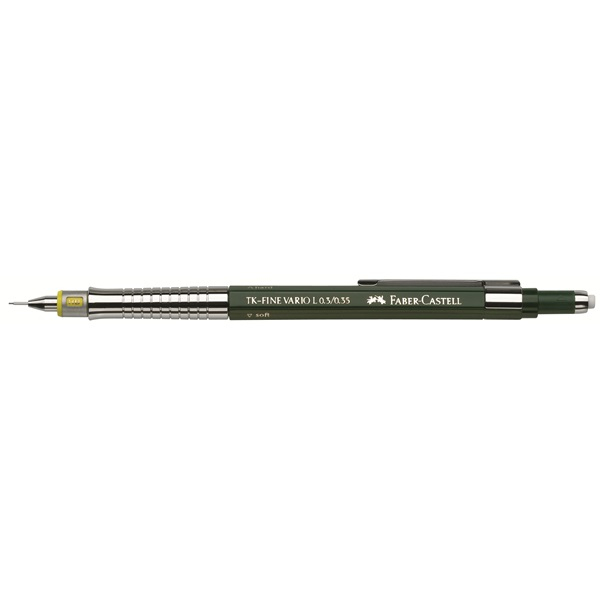 Olovka tehnička 0,3 mm TK-Fine Vario L Faber-Castell 135300 zelena