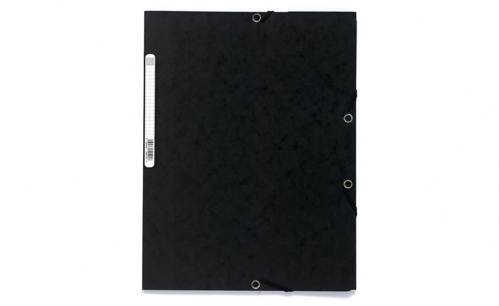 Fascikl klapna s gumicom chartreuse A4 Exacompta 55501E crni