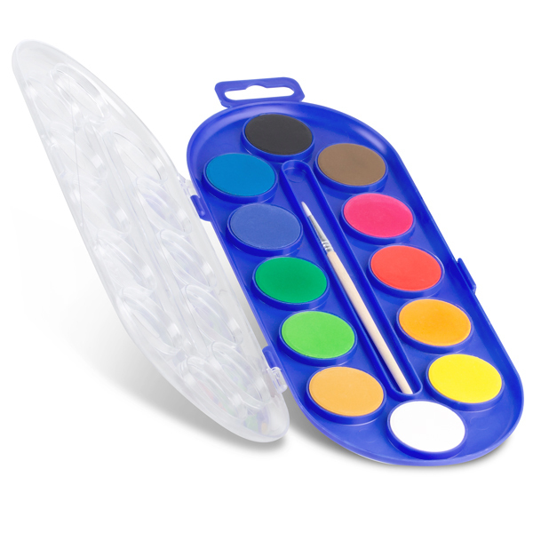 Alternative view of Boja vodena fi 30 mm 12boja+kist Primo 112A12SG blister