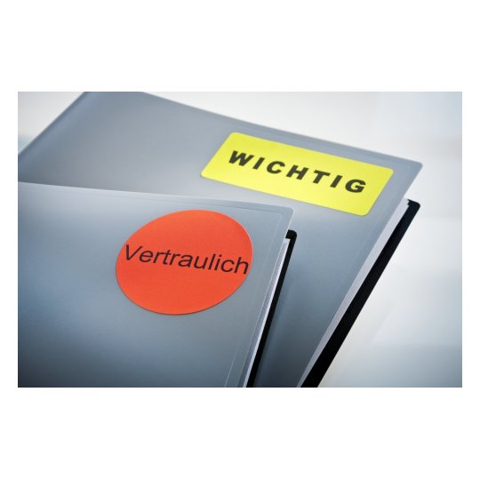 Alternative view of Etikete LK  63,5x29,6 mm pk25L Zweckform L6003-25 neon crvene