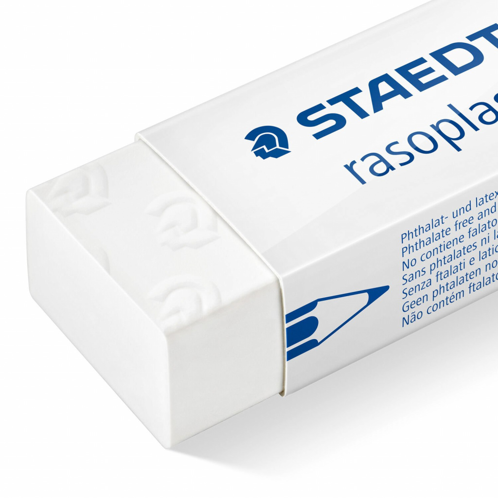 Gumica Rasoplast Staedtler 526 B20 bijela-KOMAD - Slika 2