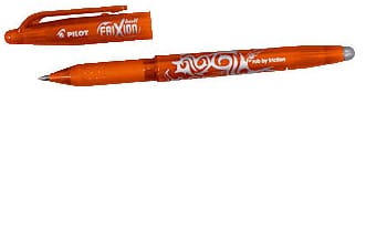 Roler gel 0,7 mm Frixion ball piši-briši Pilot BL-FR7-O narančasti