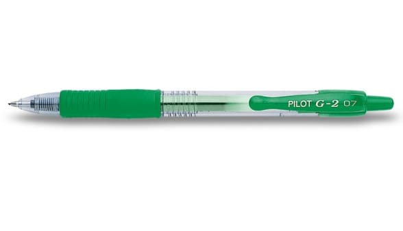 Roler gel grip 0,7 mm G2 plus Begreen Pilot BL-G2-PLS7-G zeleni