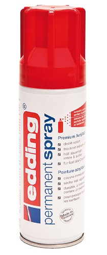 Boja akrilna u spreju 200 ml permanentna Edding 5200902 mat crvena