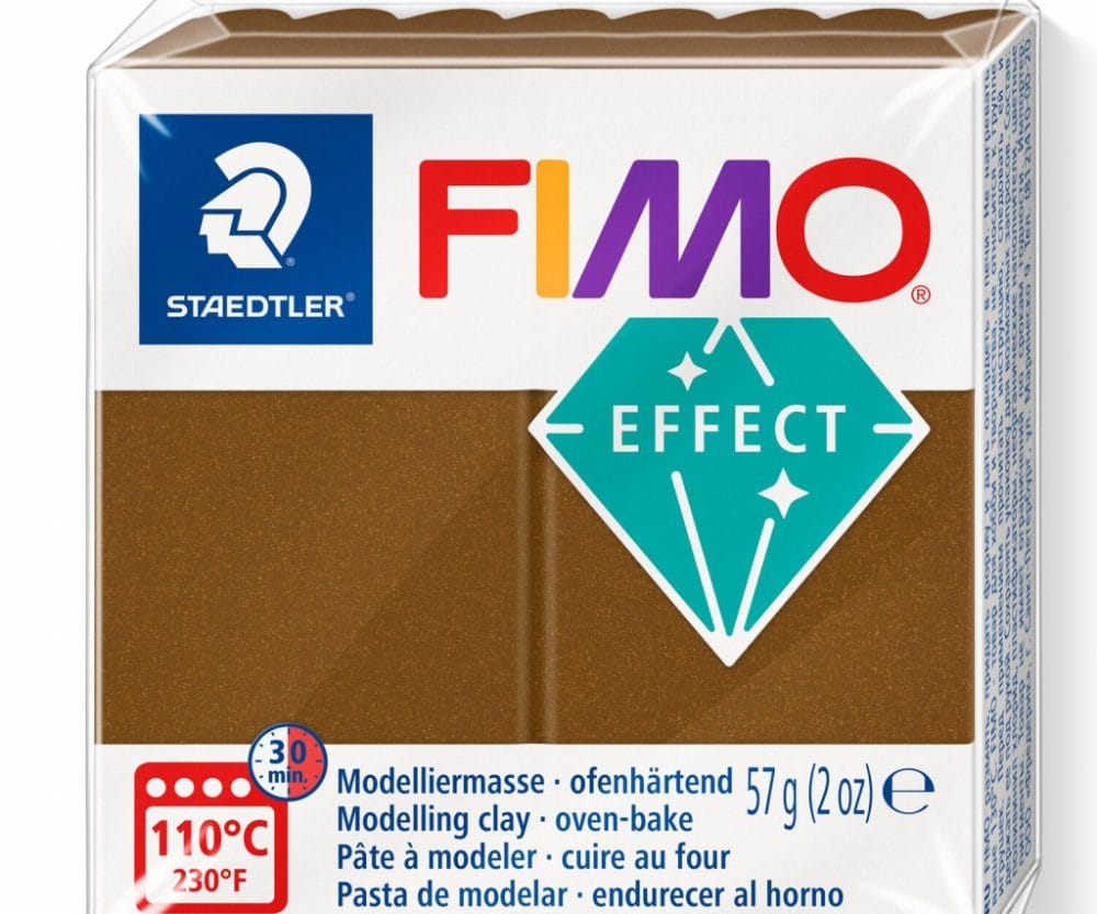 Masa za modeliranje   57g Fimo Effect Metallic Staedtler 8010-71 metalik brončana