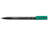 Marker permanentni 0,4 mm reciklirani Lumocolor Staedtler 313-5 zeleni