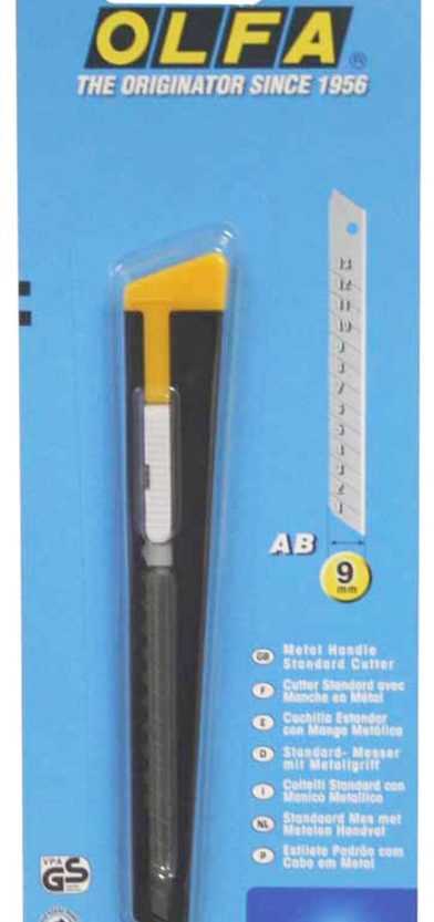 Alternative view of Skalpel nož 9 mm OLFA 180 crni