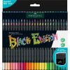 Boje drvene 50boja trokutaste Black Edition Faber-Castell 116450 blister
