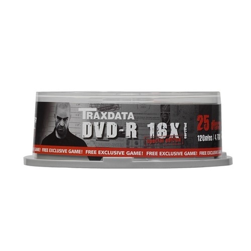 TRAXDATA OPTIČKI MEDIJ DVD-R 16X CAKE 25