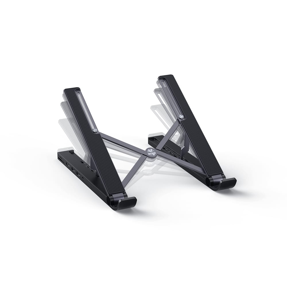 UGREEN X-Kit stalak za prijenosnik 5-u-1 HUB USB Type C - 2x USB 3.2 Gen, HDMI 4K 30 Hz, 3D, SD/microSD čitač