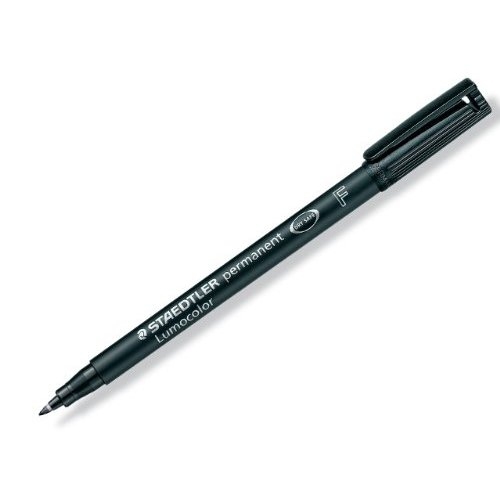 Marker permanentni 0,6 mm reciklirani Lumocolor Staedtler 318-9 crni