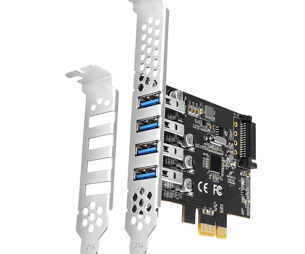 AXAGON PCEU-43RS PCIe Adapter 4x USB3.0