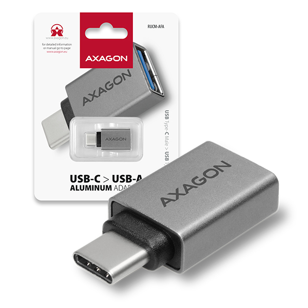 AXAGON RUCM-AFA adapter USB 3.0 Type-C M > na USB 3.0 Type-A F - Slika 5