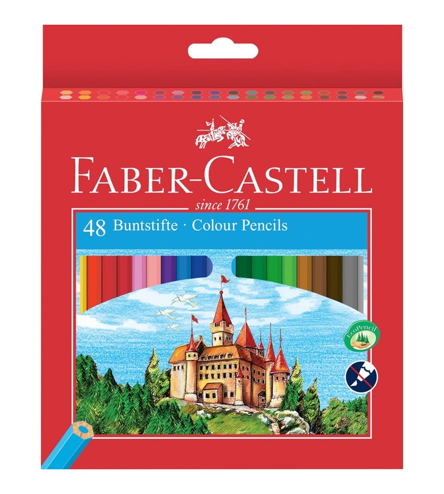 Boje drvene 48boja Faber-Castell 120148 blister
