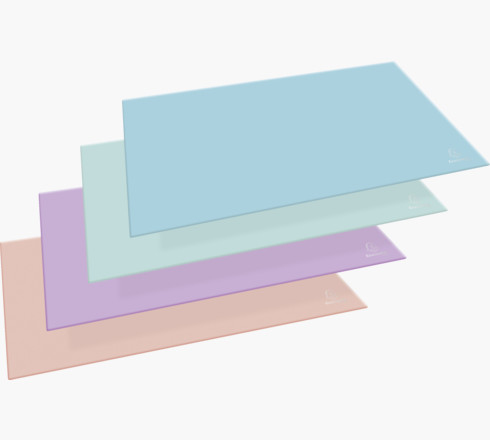 Mapa stolna plastificirana 57,5x37,5 cm Aquarel Exacompta 60196D pastelno sortirano