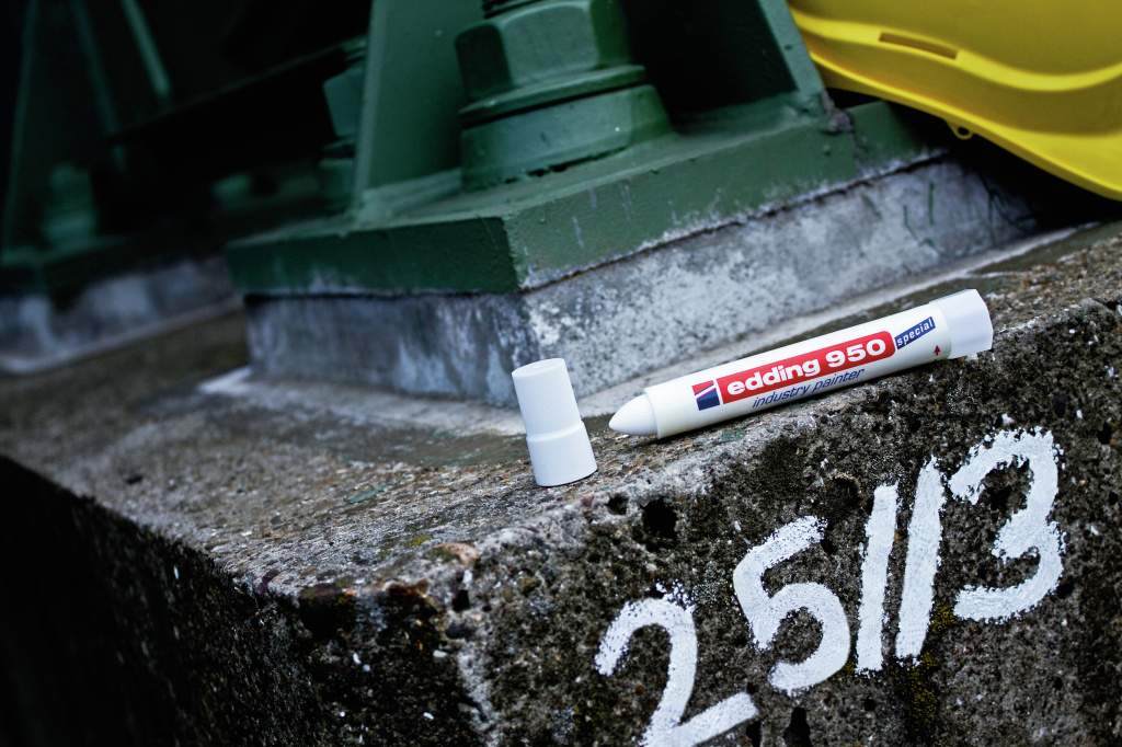 Marker industrijski painter permanentni 10 mm Edding 950 bijeli - Slika 8