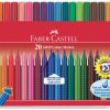 Flomaster školski  20boja Grip Faber-Castell 155320 blister