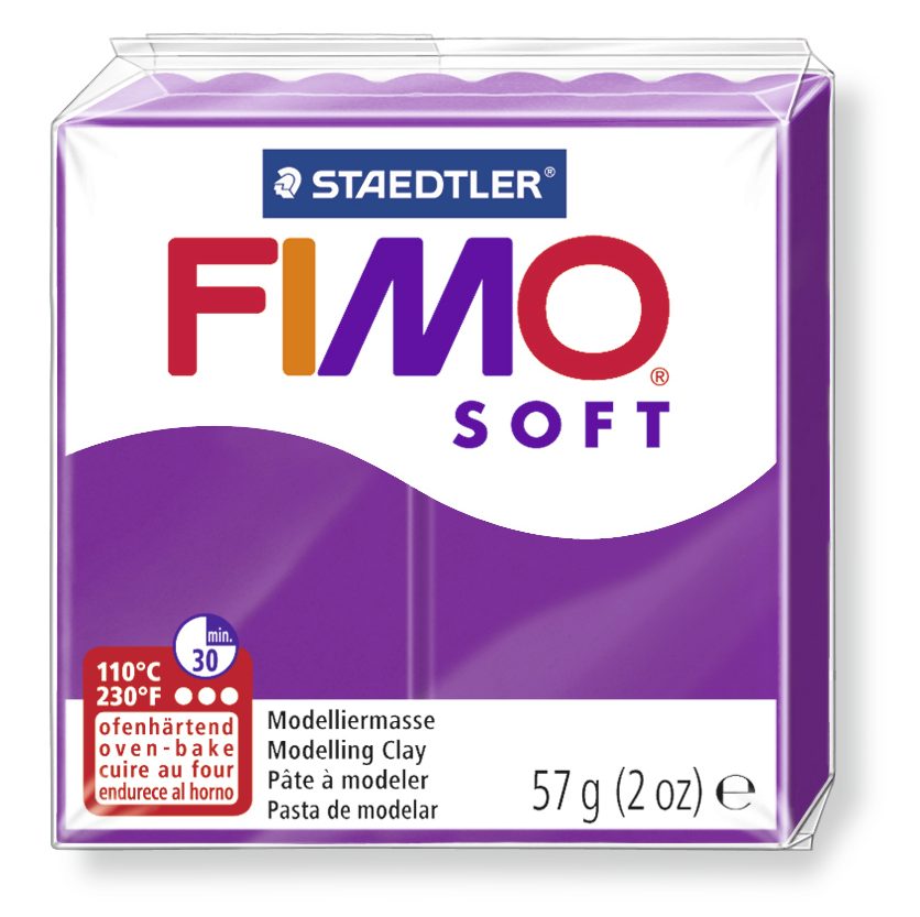 Masa za modeliranje   57g Fimo Soft Staedtler 8020-61 ljubičasta