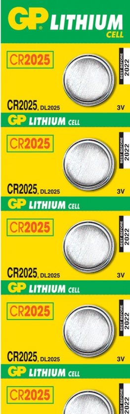 Baterija CR2025 GP 3V