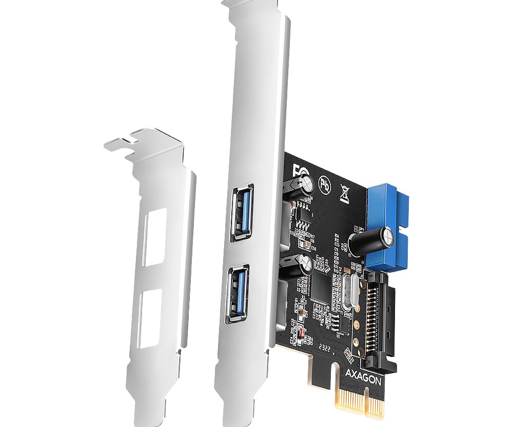 CON PCIe -> ext. USB 3.2 Gen1 x2, int. USB 19pin, PCEU-232RS, AXA