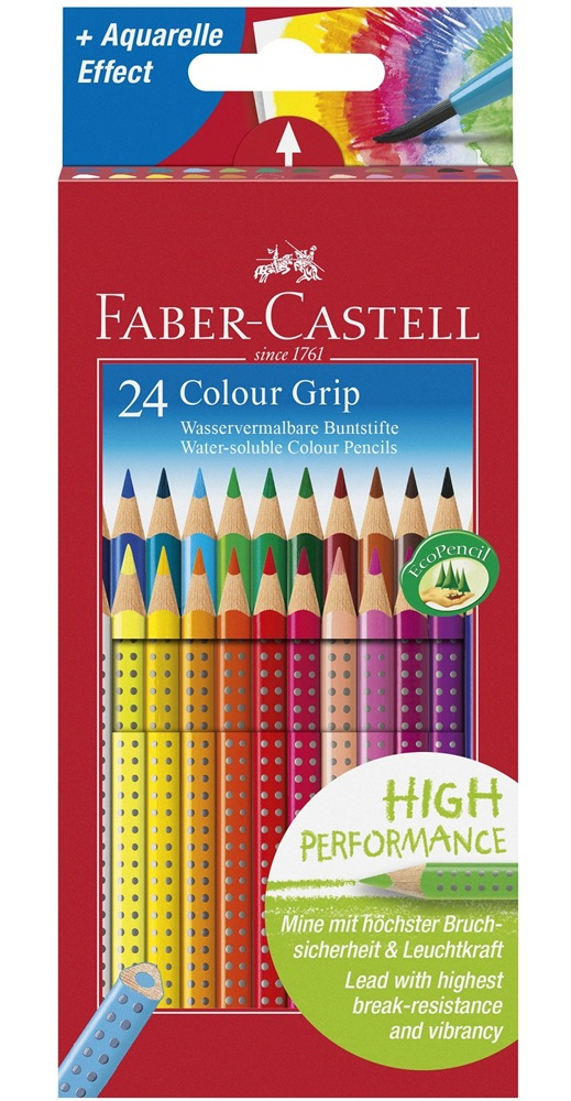 Boje drvene 24boje Grip 2001 Faber-Castell 112424