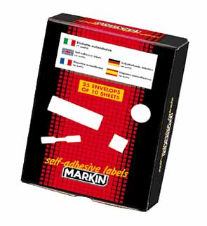Alternative view of Etikete Markin 34x21mm univerzalne No. 10027