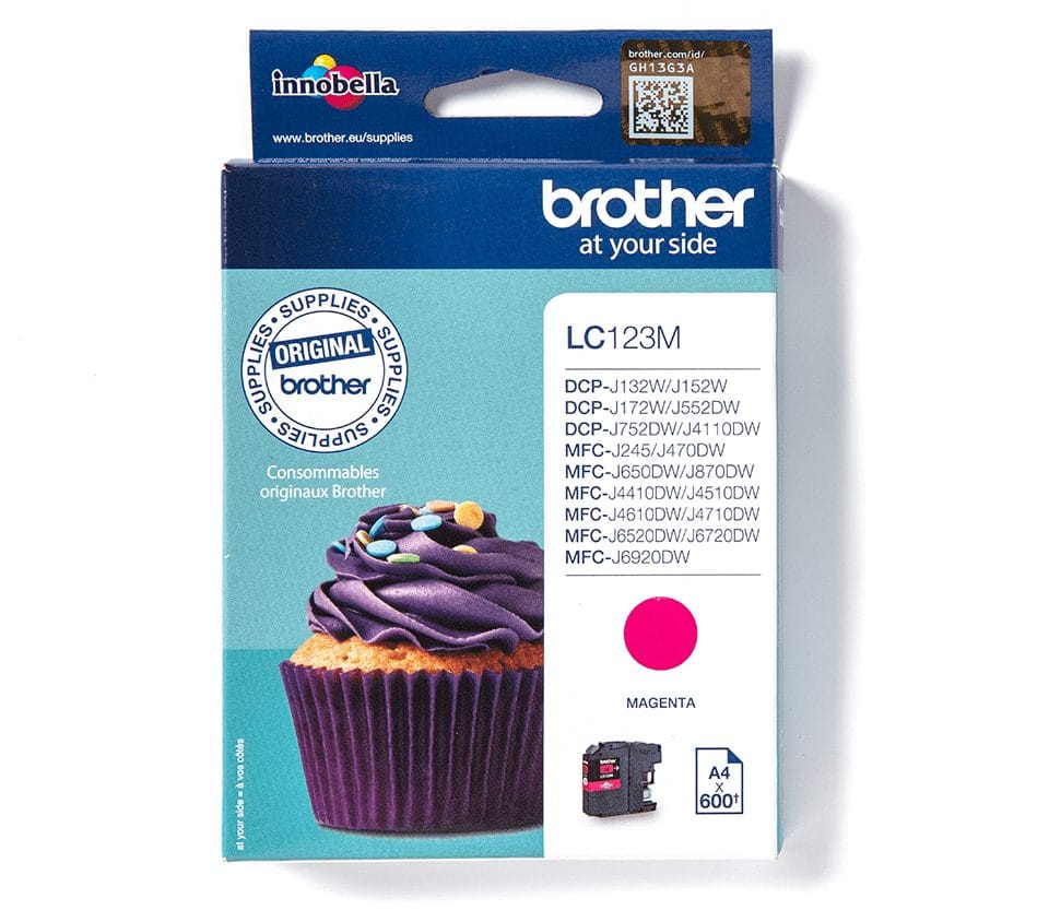 Tinta Brother LC-123 Magenta