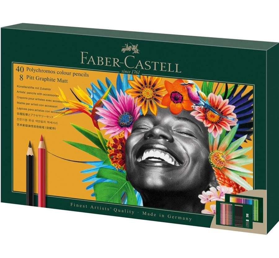 Set Polychromos & Pitt graphite matt pk50 Faber Castell 210054!!