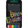 Boje drvene  12boja metalna kutija Black Edition Faber-Castell 116413