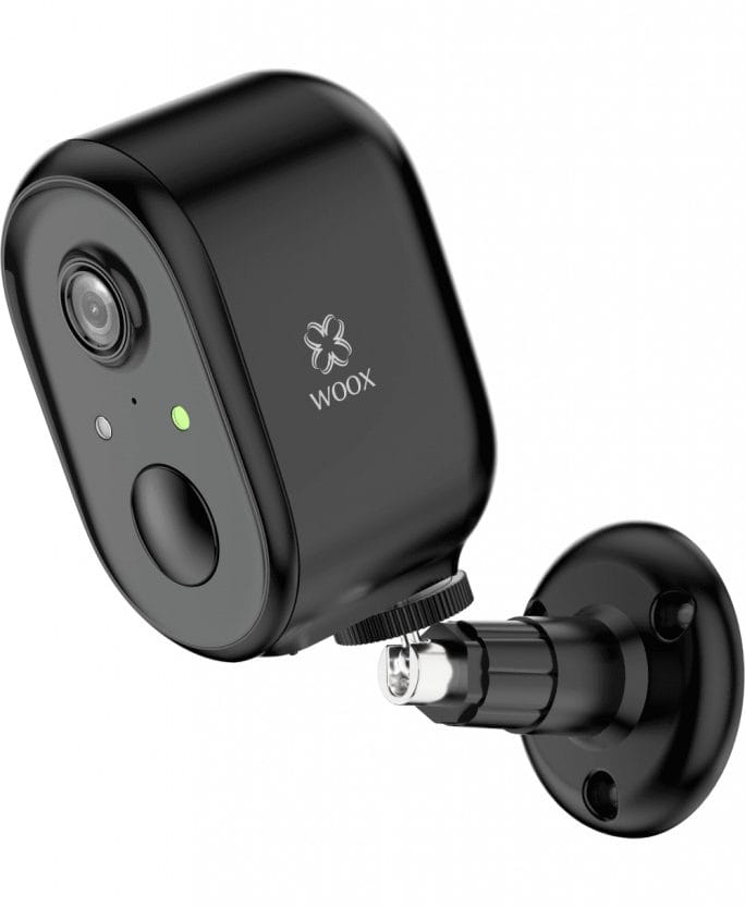 WOOX WiFi Smart vanjska kamera, Full HD 1080P, microSD(max. 128GB), baterije 5000mAh, IP65 vodootporna, Alexa & Google Assistant, WooxHome app (R4260)