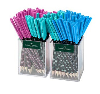 Olovka grafitna HB Grip 2001 Two Tone u čaši pk144 Faber-Castell 517020 sortirano