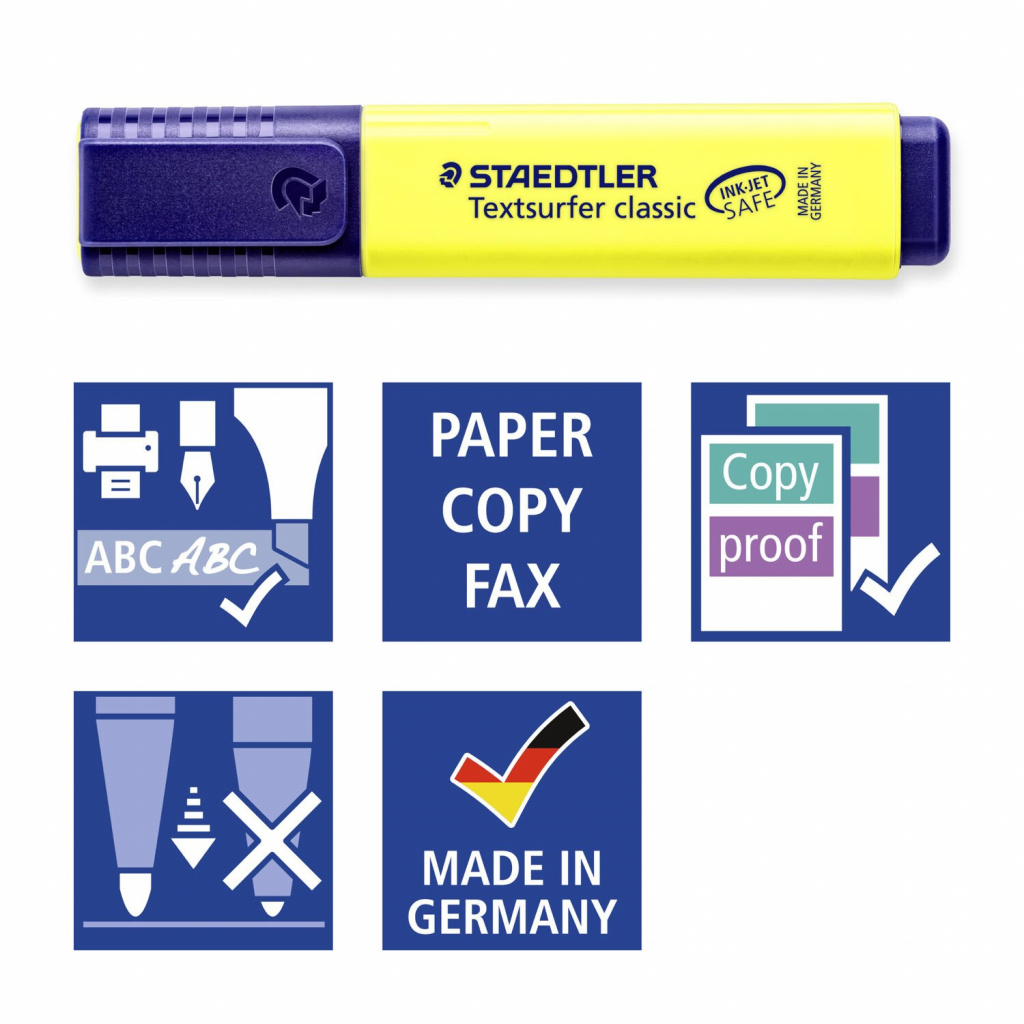 Signir 1-5 mm classic Staedtler 364-1 BKDA žuti blister!! - Slika 5