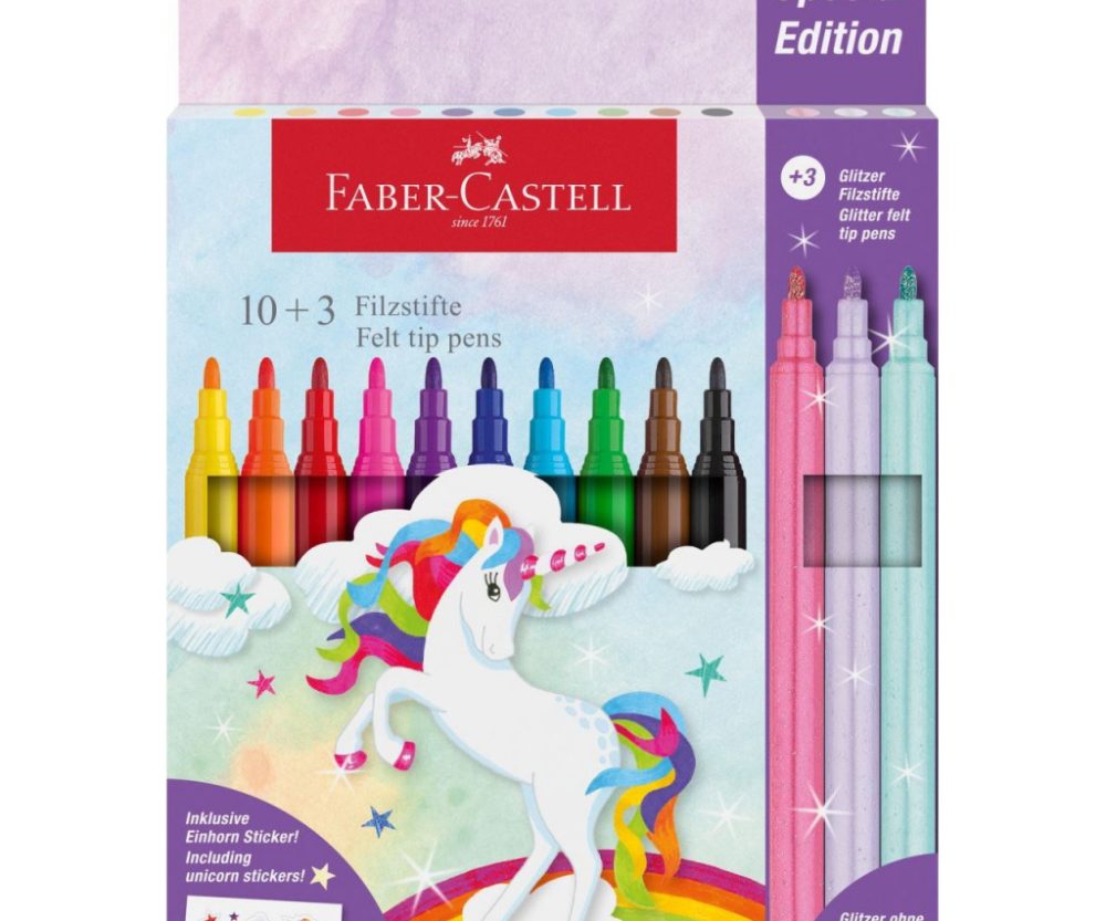 Alternative view of Flomaster školski  10+3boje Unicorn Faber Castell 554213 blister