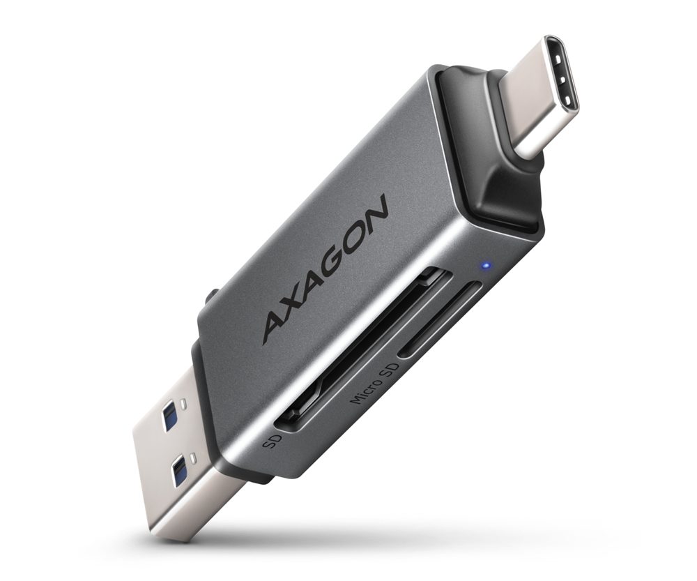 MEM CR AXAGON USB 3.2 Gen 1 CRE-DAC, SD, microSD