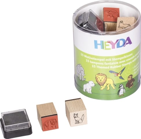 Žig s motivom Zoo+jastučić pk15 Heyda 20-48884 91
