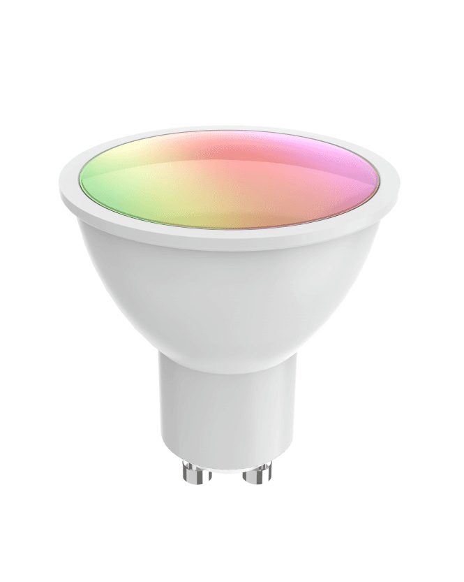 WOOX WiFi Smart LED Spot RGB+CCT žarulja GU10, 5.5W, 400lm, 2700-6500K, WooxHome app, glasovna kontrola - Alexa & Google Assistant (R9076)