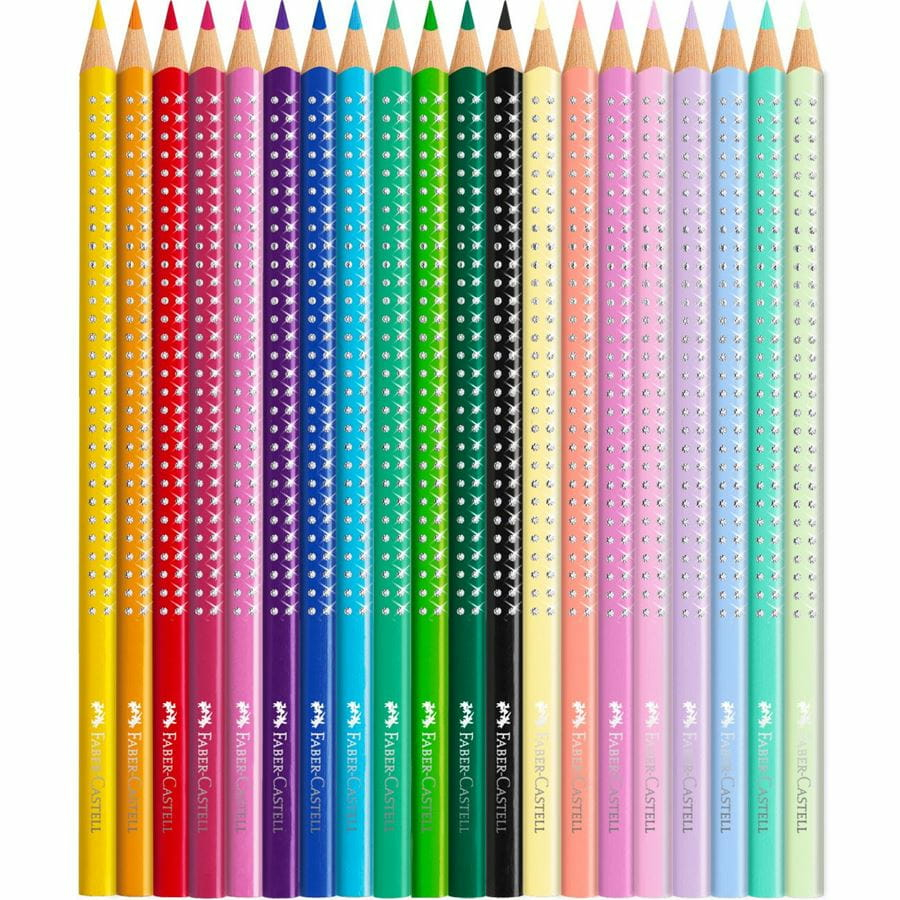 Boje drvene 20boja metalna kutija Sparkle Butterfly Faber Castell 201971 - Slika 6