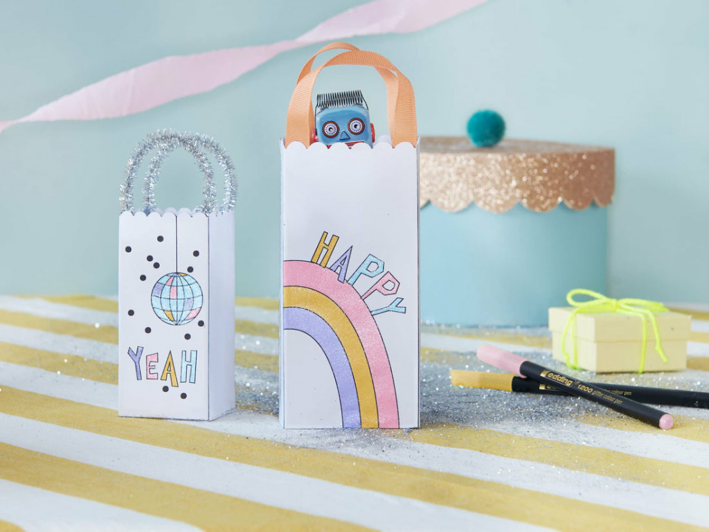 Flomaster školski 4boje glitter pastel Edding 1200/4 S - Slika 4