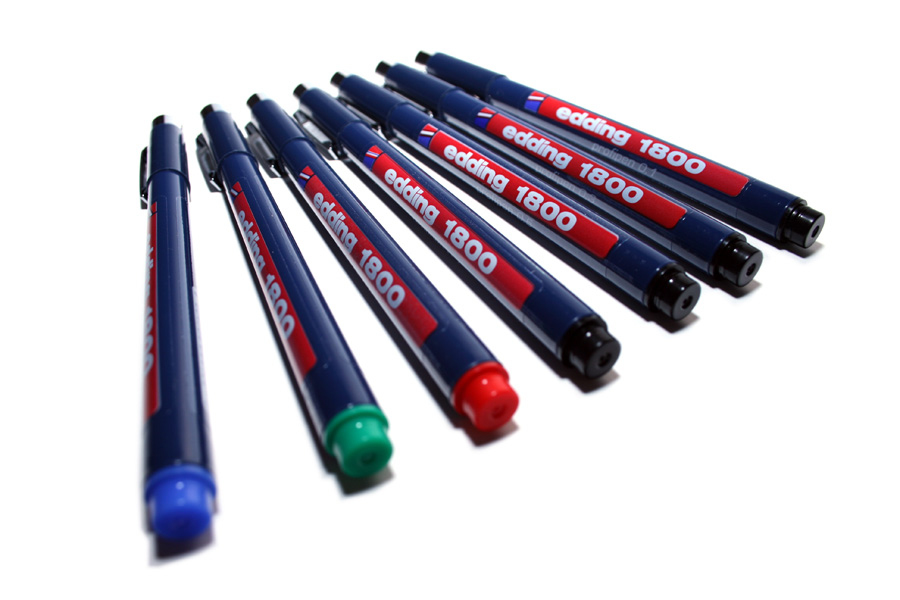 Flomaster za tehničko crtanje profipen 0,7 mm Edding 1800 zeleni