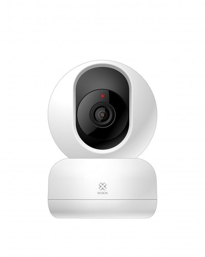 WOOX WiFi Smart PTZ kamera, Pan/Tilt/Zoom, Full HD 1080p, 360°/104°, microSD, Wooxhome app, glasovna kontrola - Alexa & Google Assistant (R4040)
