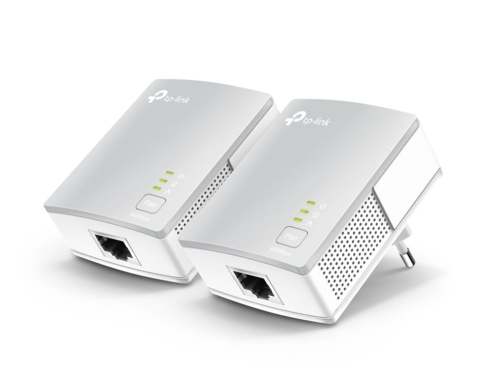 TP-Link PowerLine adapter TL-PA4010KIT , AV600 mrežni adapter, 600 Mbps, HomePlug, 2 kom